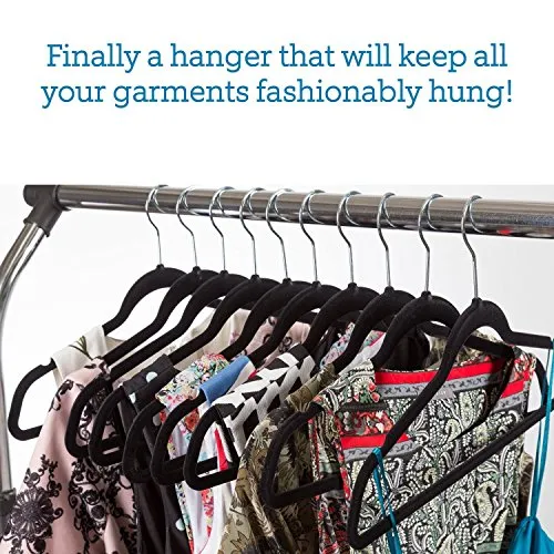 Rynx | 30 Pack: Premium Quality Space-Saving Velvet Durable Clothes Hangers