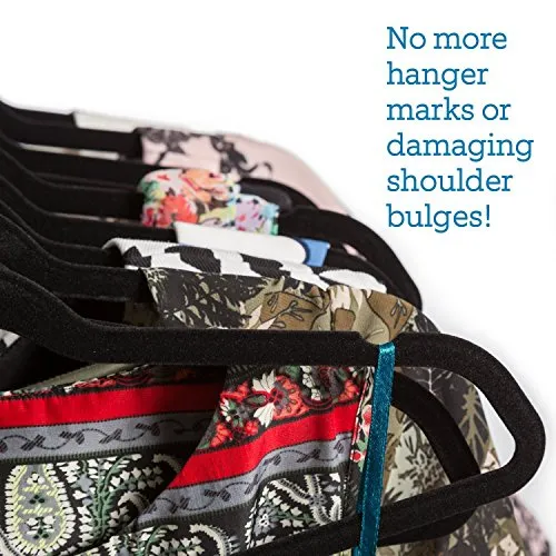 Rynx | 30 Pack: Premium Quality Space-Saving Velvet Durable Clothes Hangers
