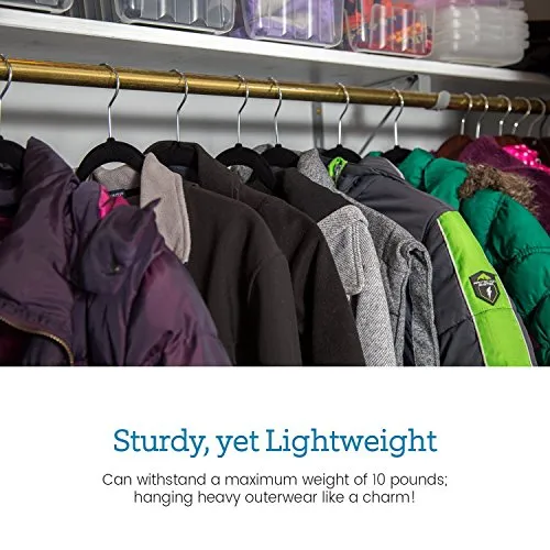 Rynx | 30 Pack: Premium Quality Space-Saving Velvet Durable Clothes Hangers