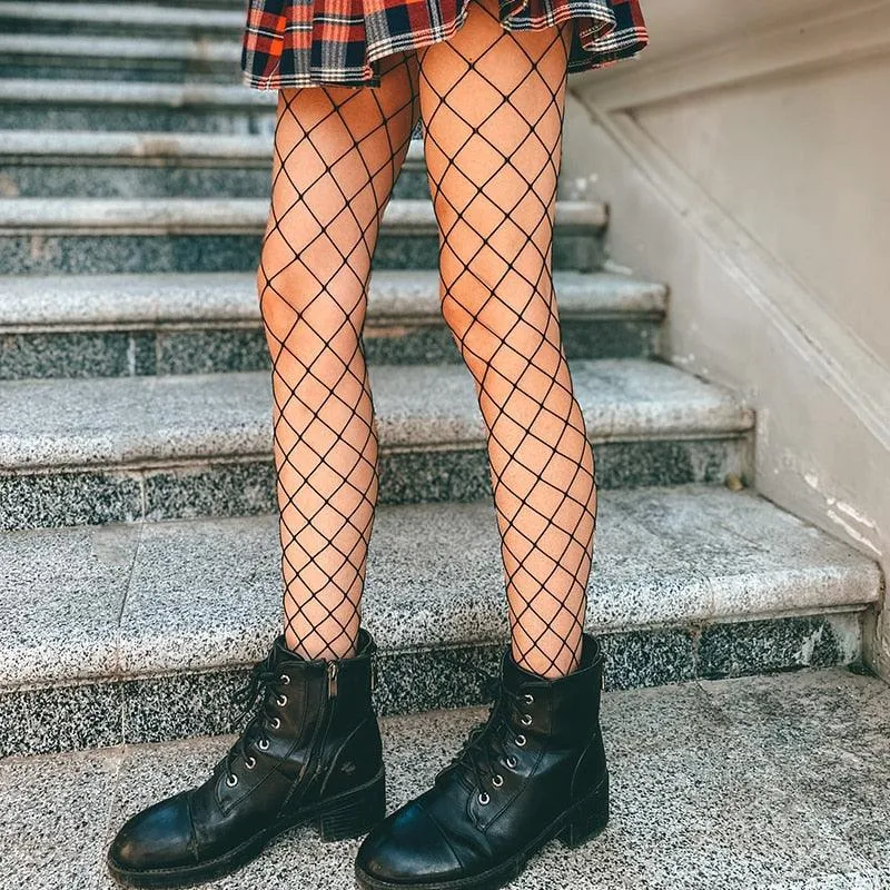 Sexy Pantyhose Mesh Fishnet Nylon Tights Long Body Stockings