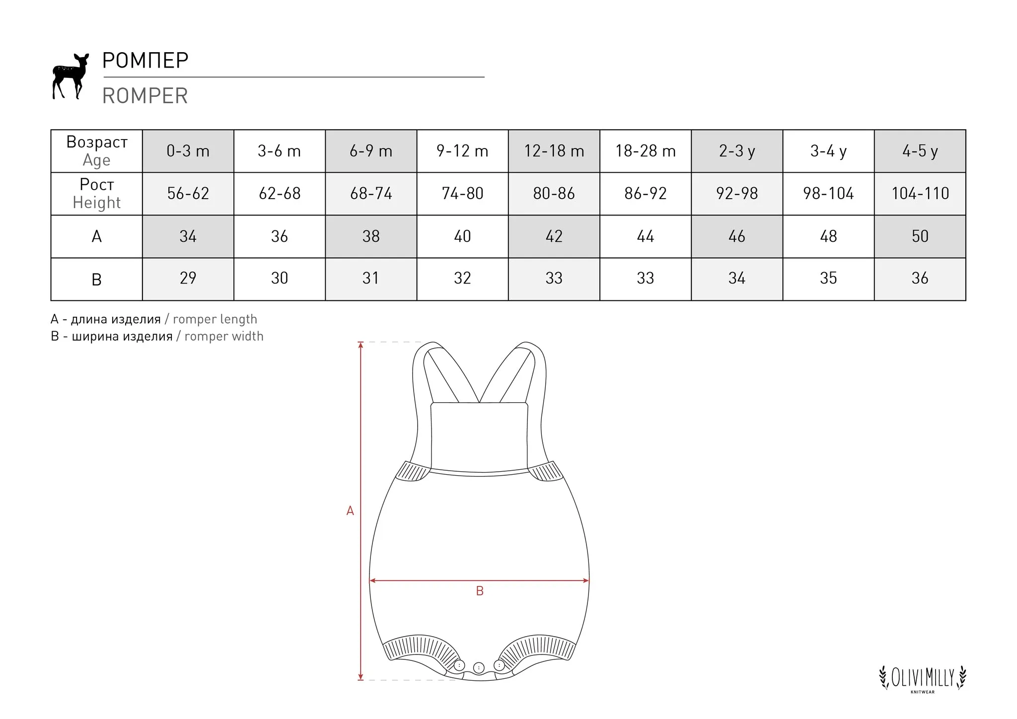 Sheeps romper | Light grey