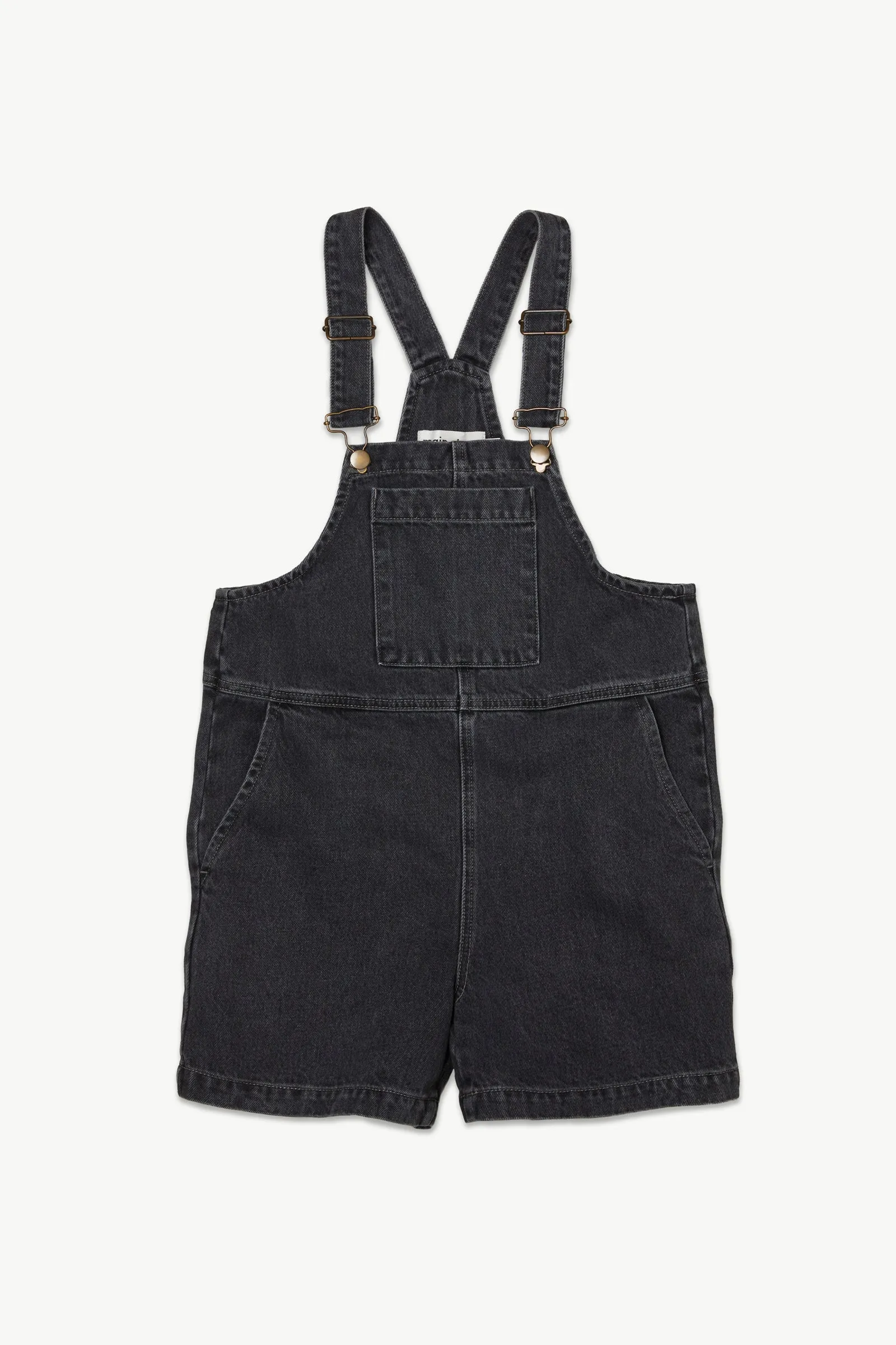 Short Dungaree - Washed Black