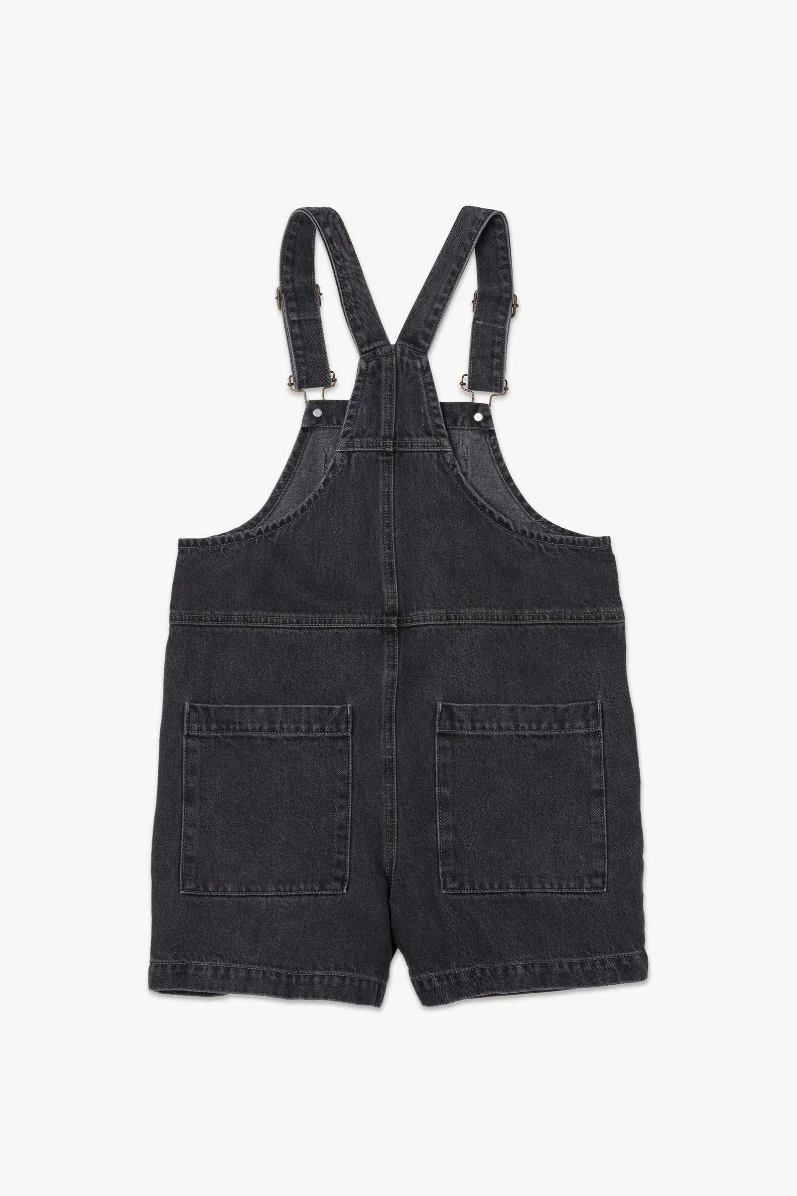 Short Dungaree - Washed Black