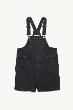 Short Dungaree - Washed Black