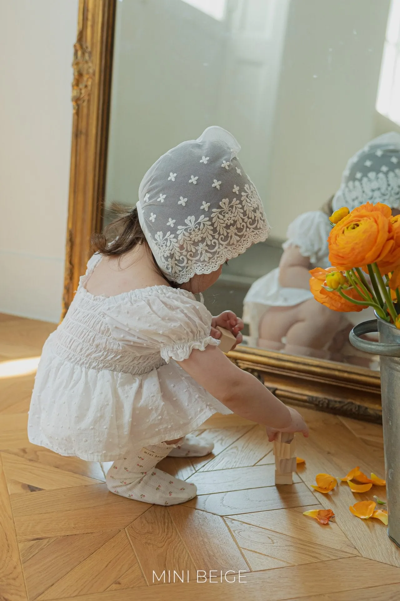 Smock skirt rompers