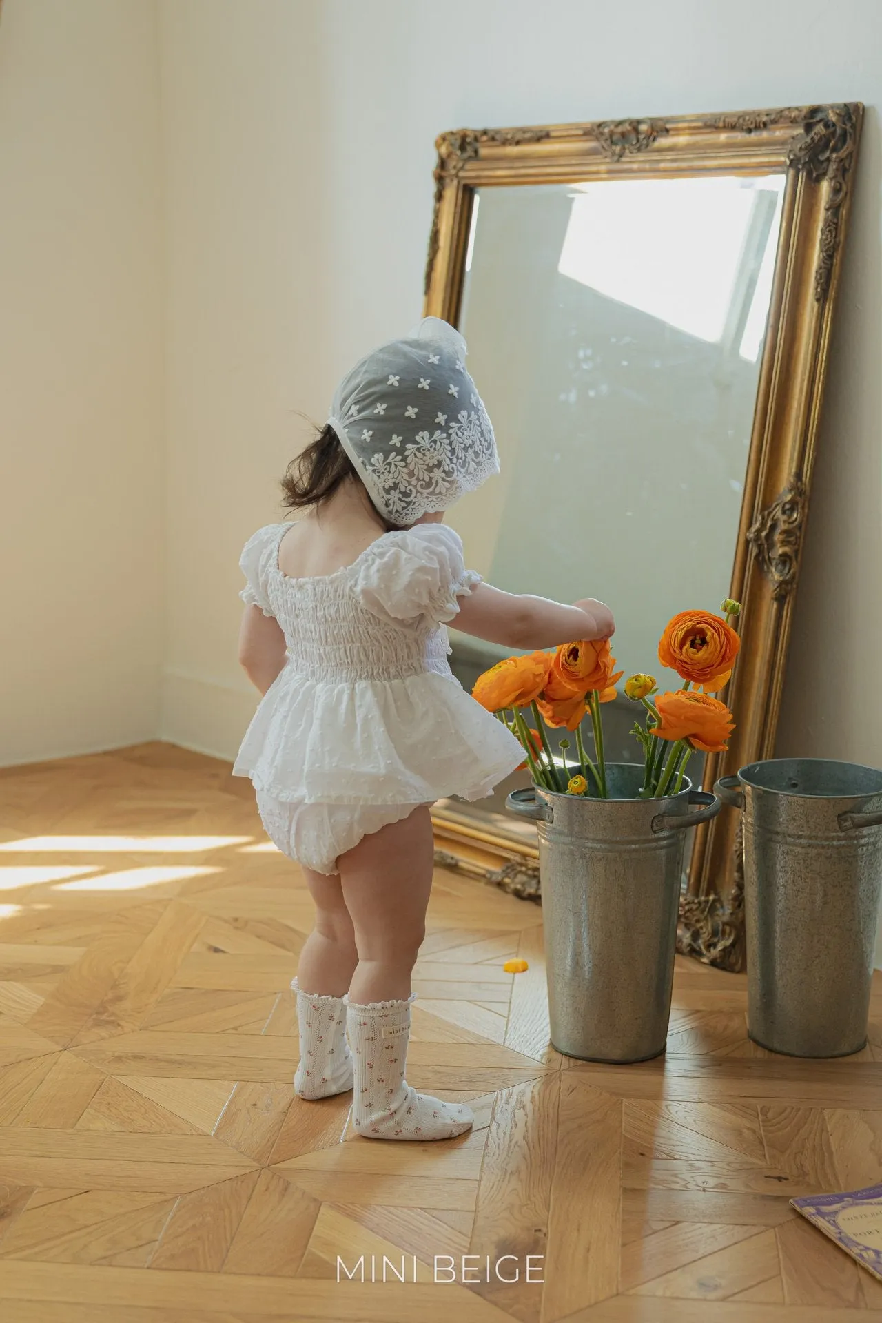 Smock skirt rompers