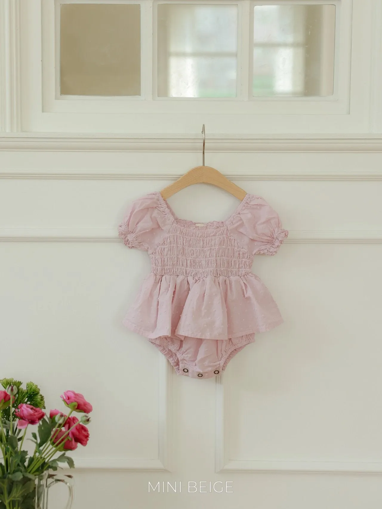 Smock skirt rompers