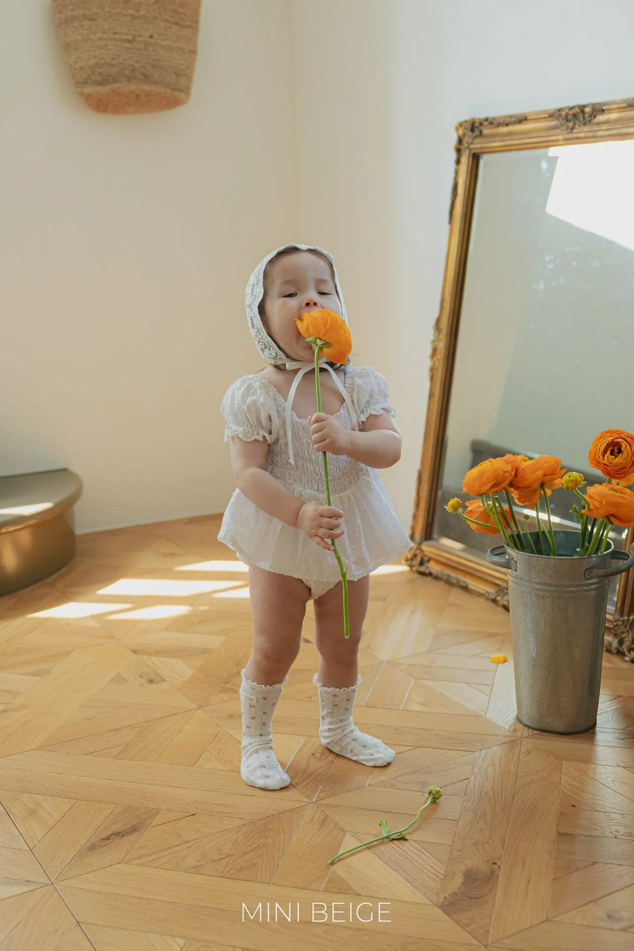 Smock skirt rompers