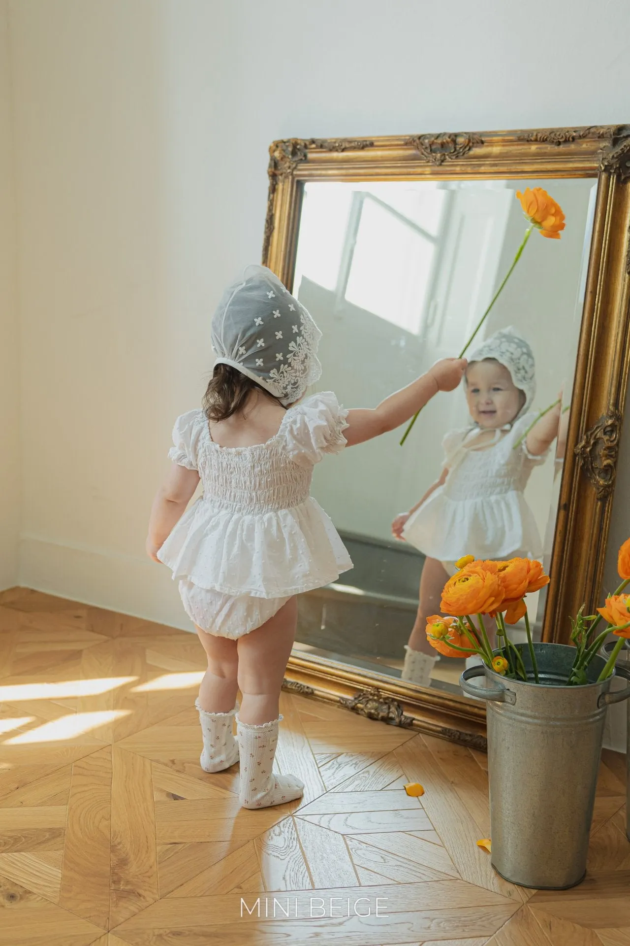 Smock skirt rompers
