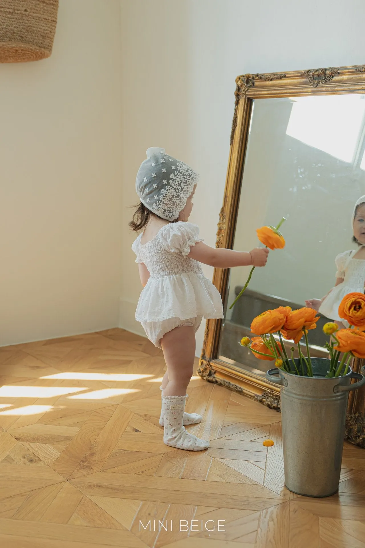Smock skirt rompers