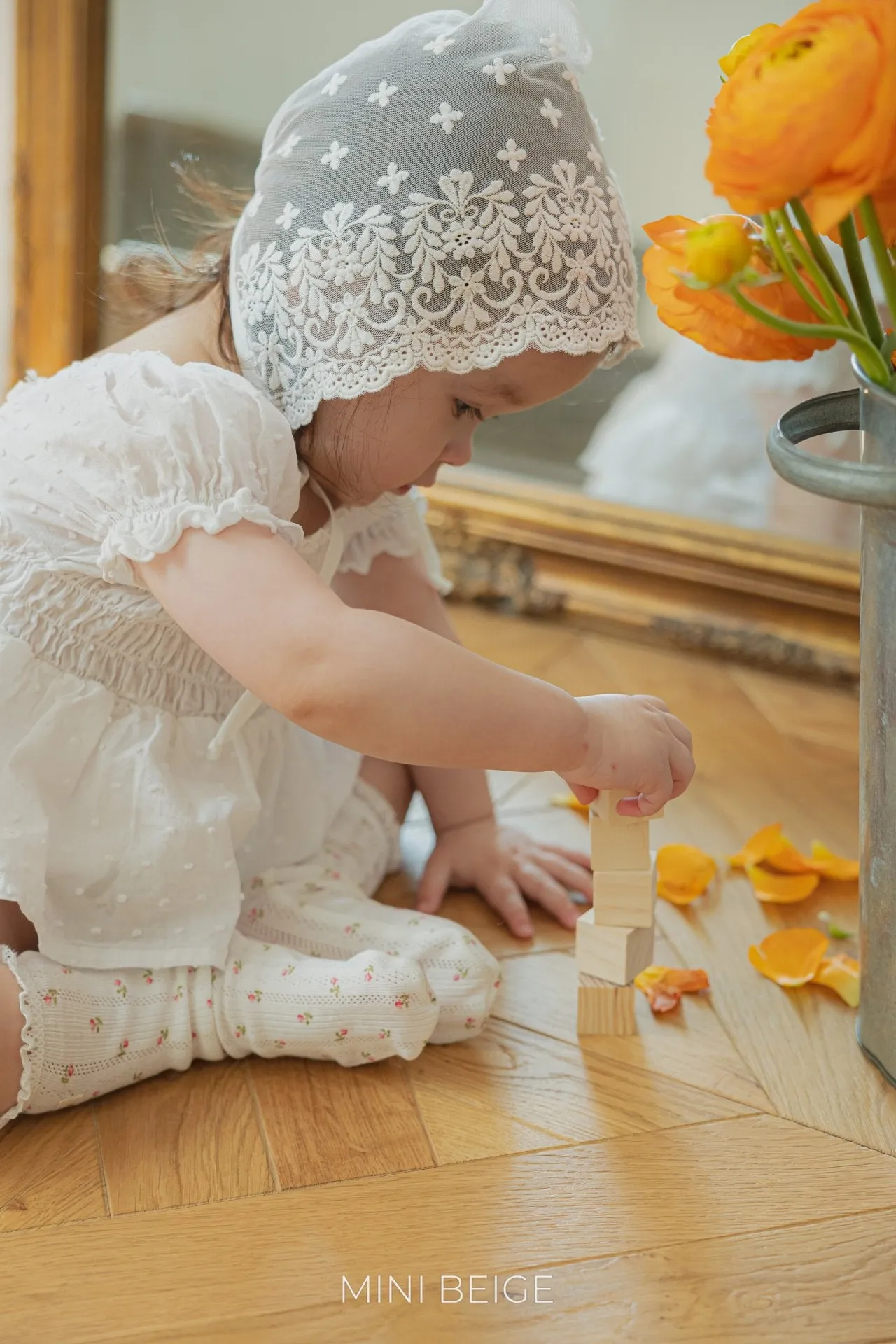 Smock skirt rompers