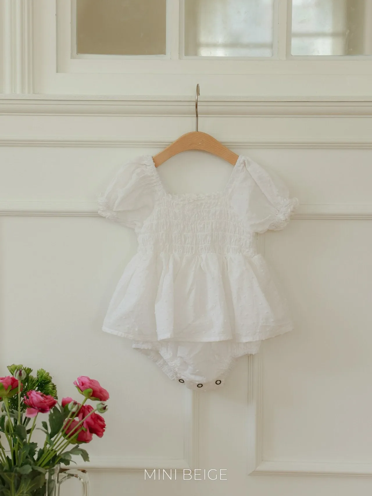 Smock skirt rompers