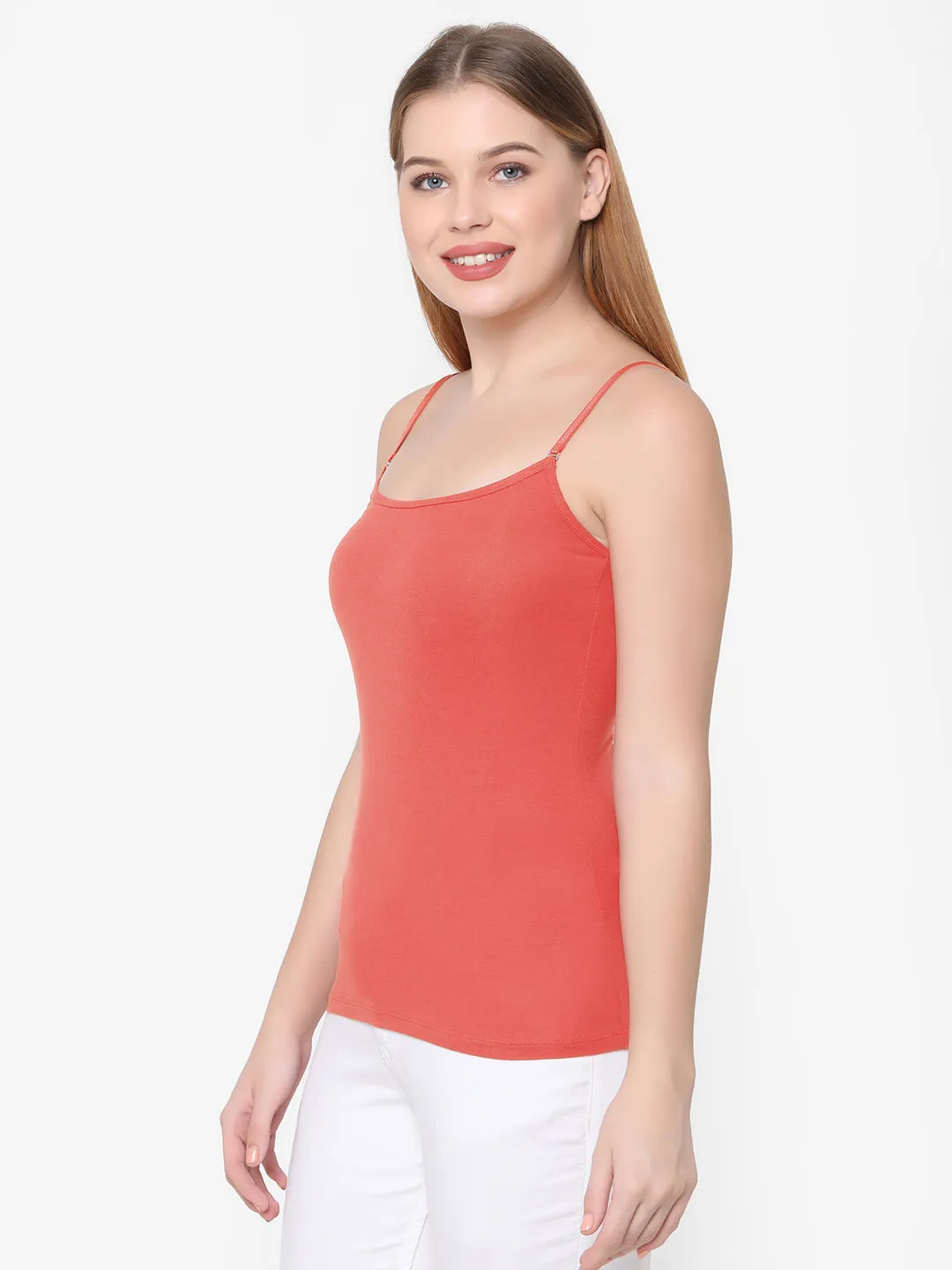 Solid Super Soft Cotton Spandex Camisole