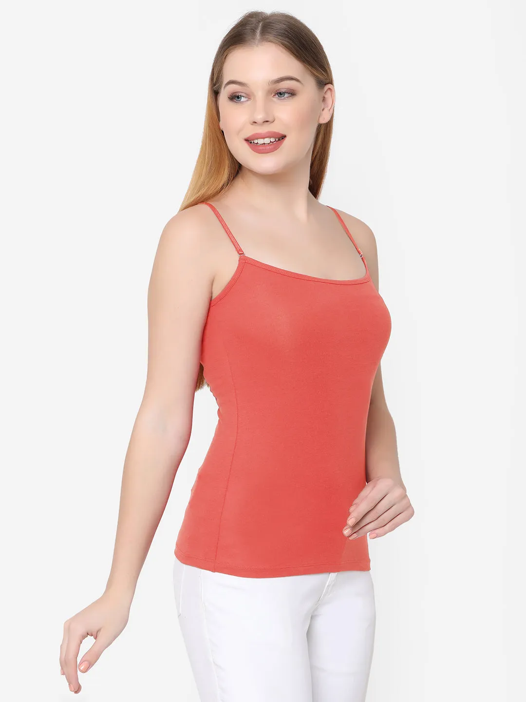Solid Super Soft Cotton Spandex Camisole