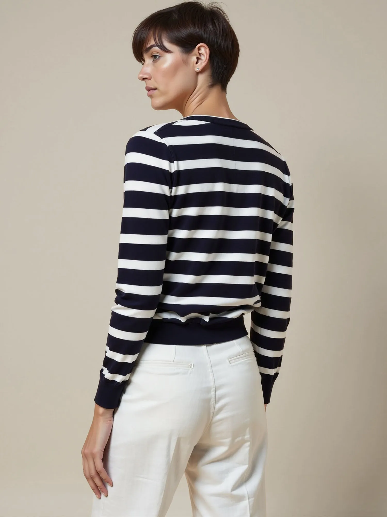 Striped Lady Jacket Cardigan