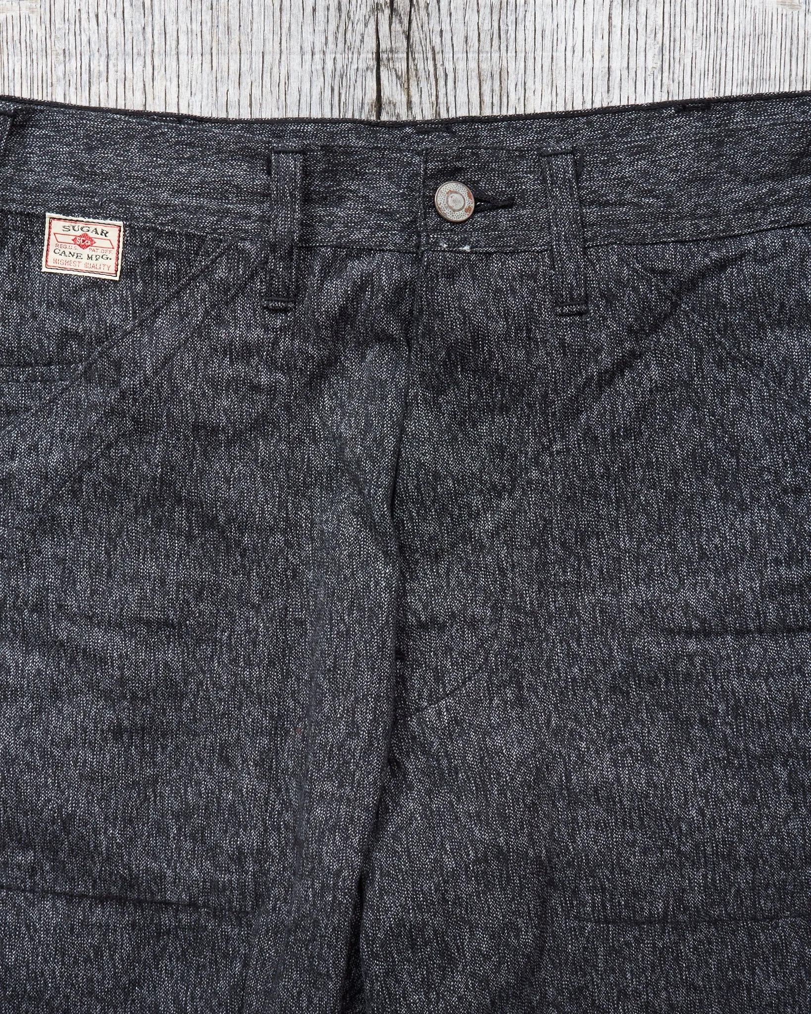 Sugar Cane & Co. Covert Black Engineer Pants SC41825