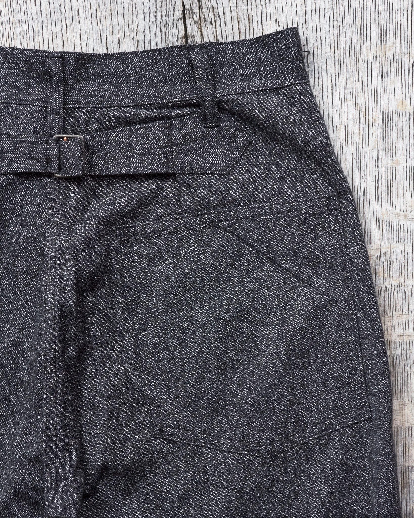Sugar Cane & Co. Covert Black Engineer Pants SC41825