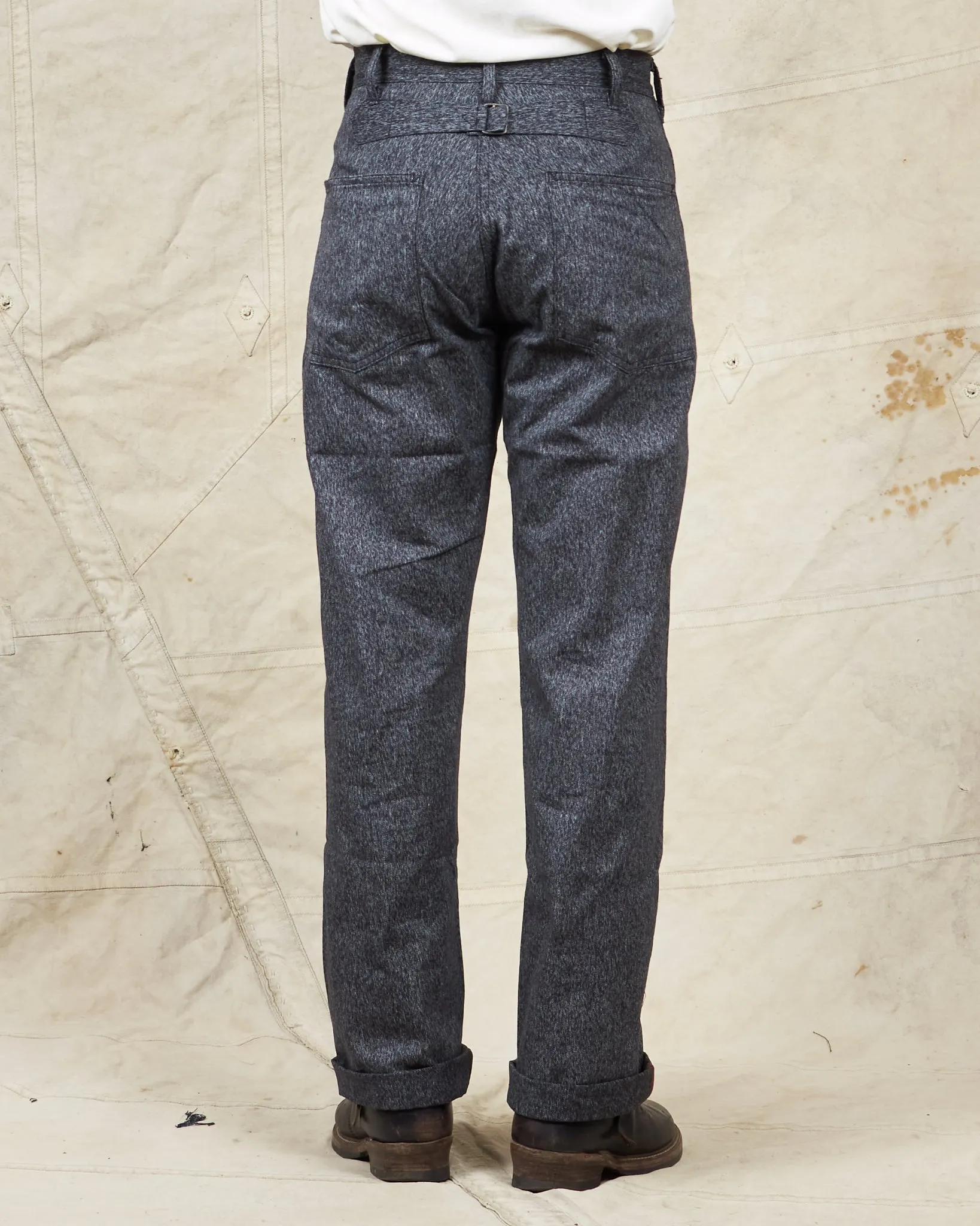 Sugar Cane & Co. Covert Black Engineer Pants SC41825