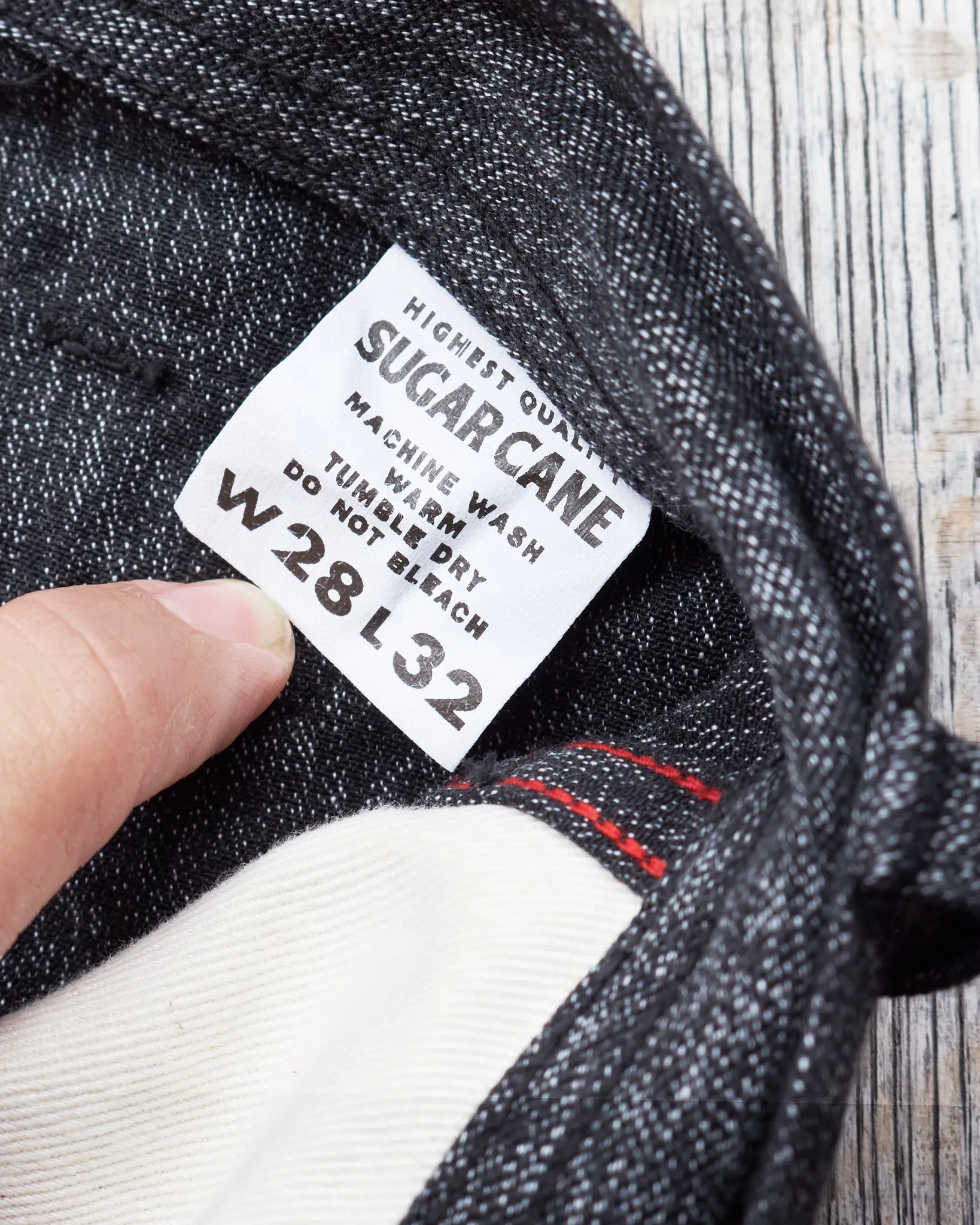 Sugar Cane & Co. Covert Black Engineer Pants SC41825