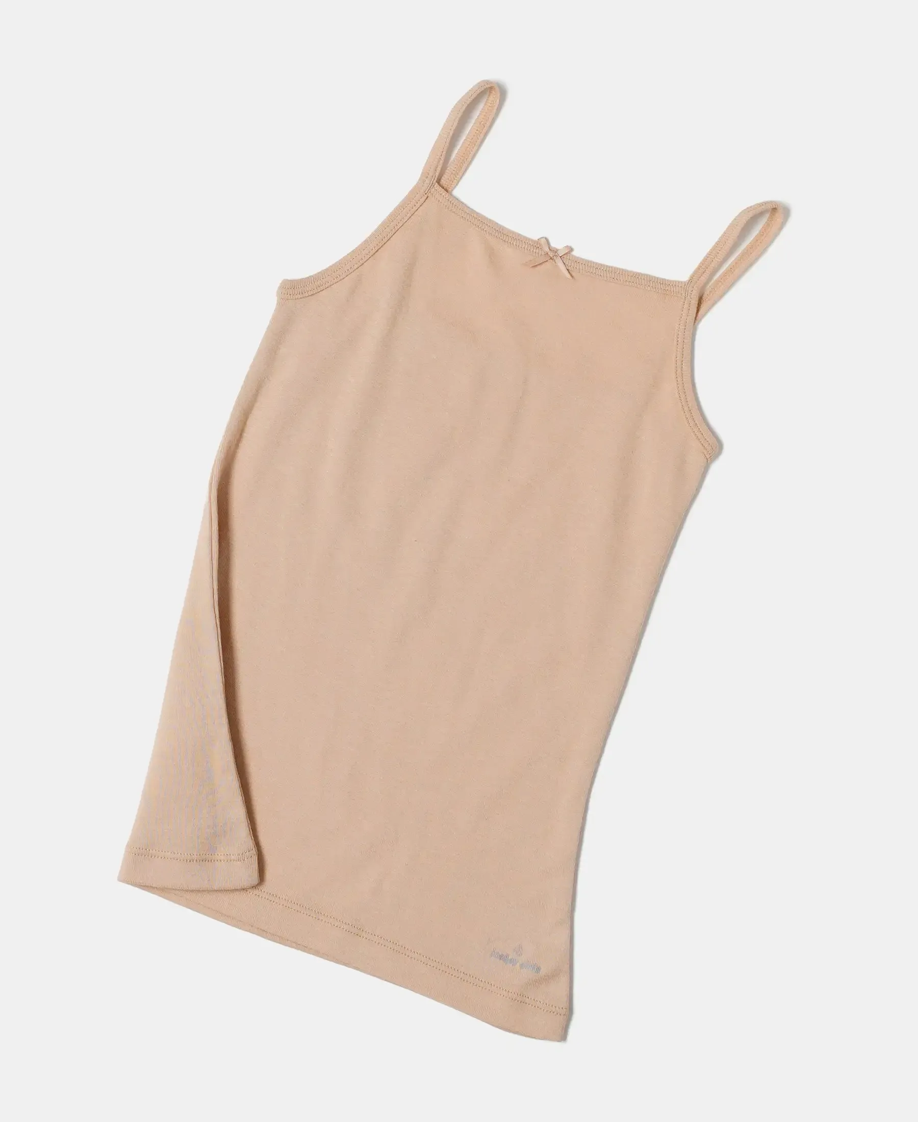 Super Combed Cotton Rib Fabric Camisole with Regular Straps - Skin