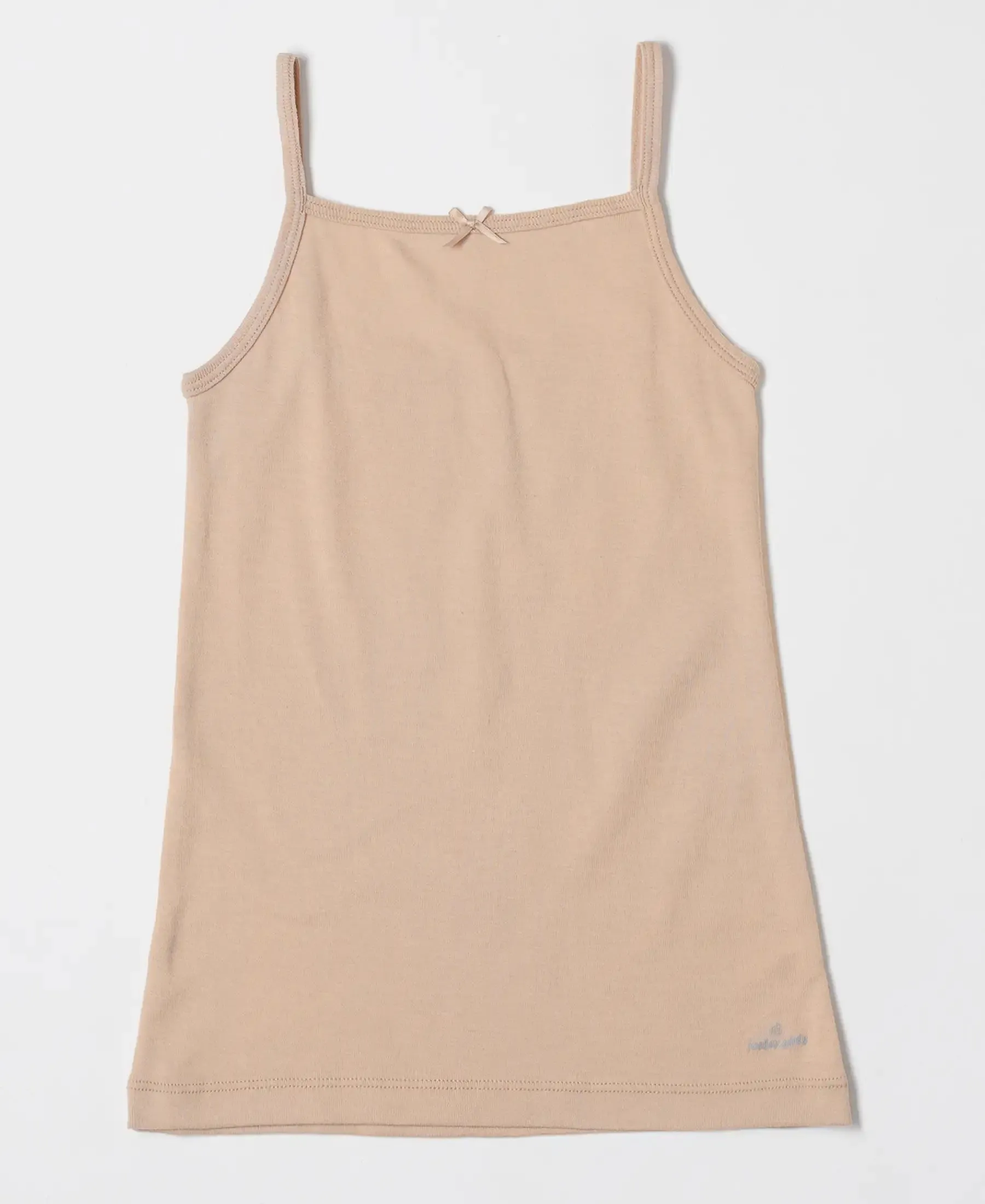 Super Combed Cotton Rib Fabric Camisole with Regular Straps - Skin