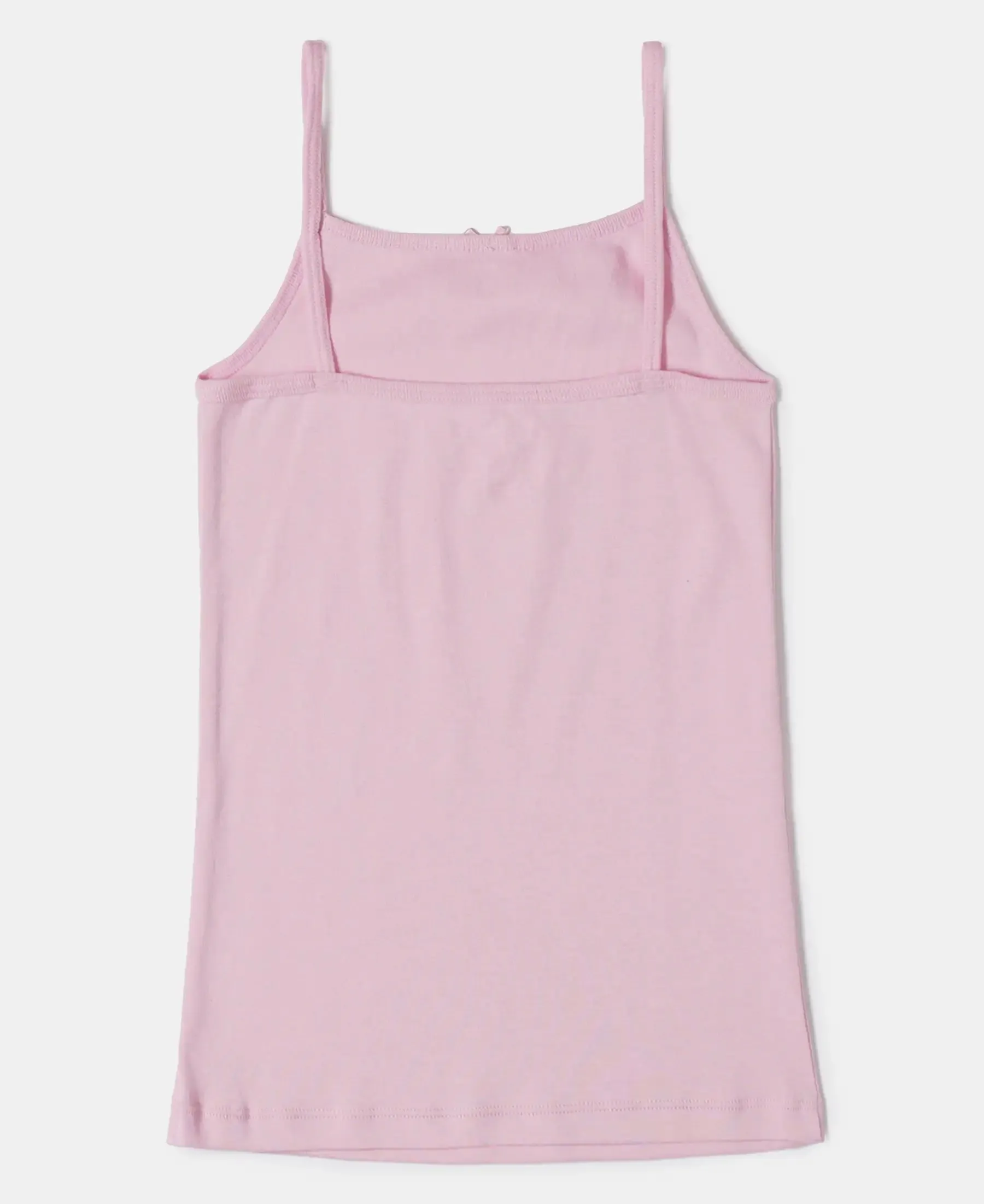 Super Combed Cotton Rib Fabric Camisole with Regular Straps - Sweet Lilac