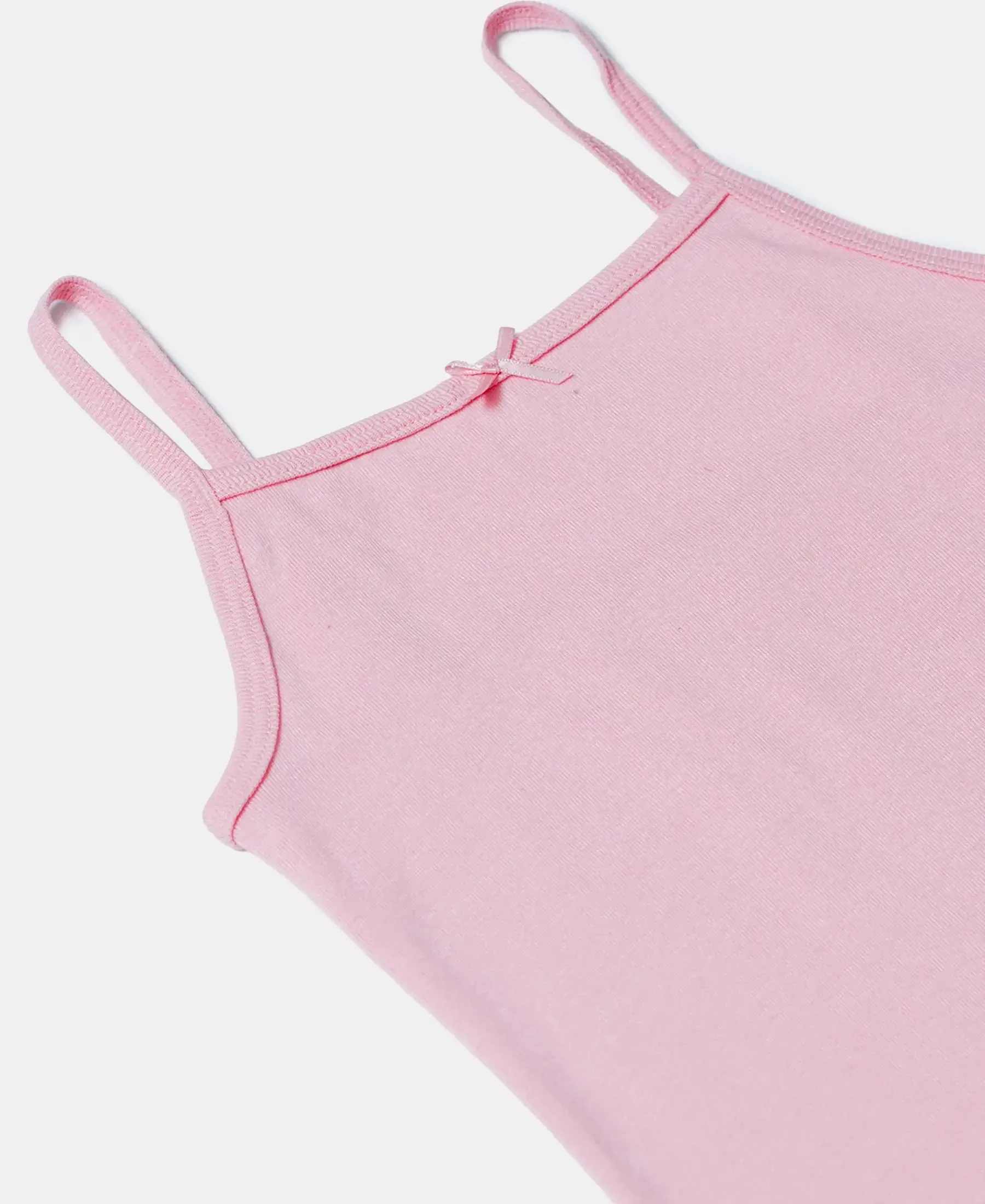 Super Combed Cotton Rib Fabric Camisole with Regular Straps - Sweet Lilac