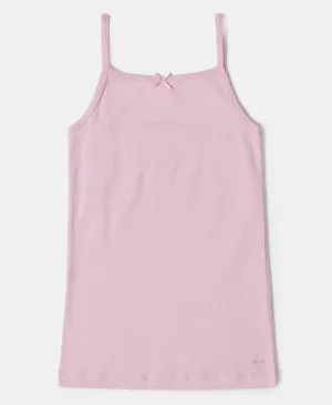 Super Combed Cotton Rib Fabric Camisole with Regular Straps - Sweet Lilac