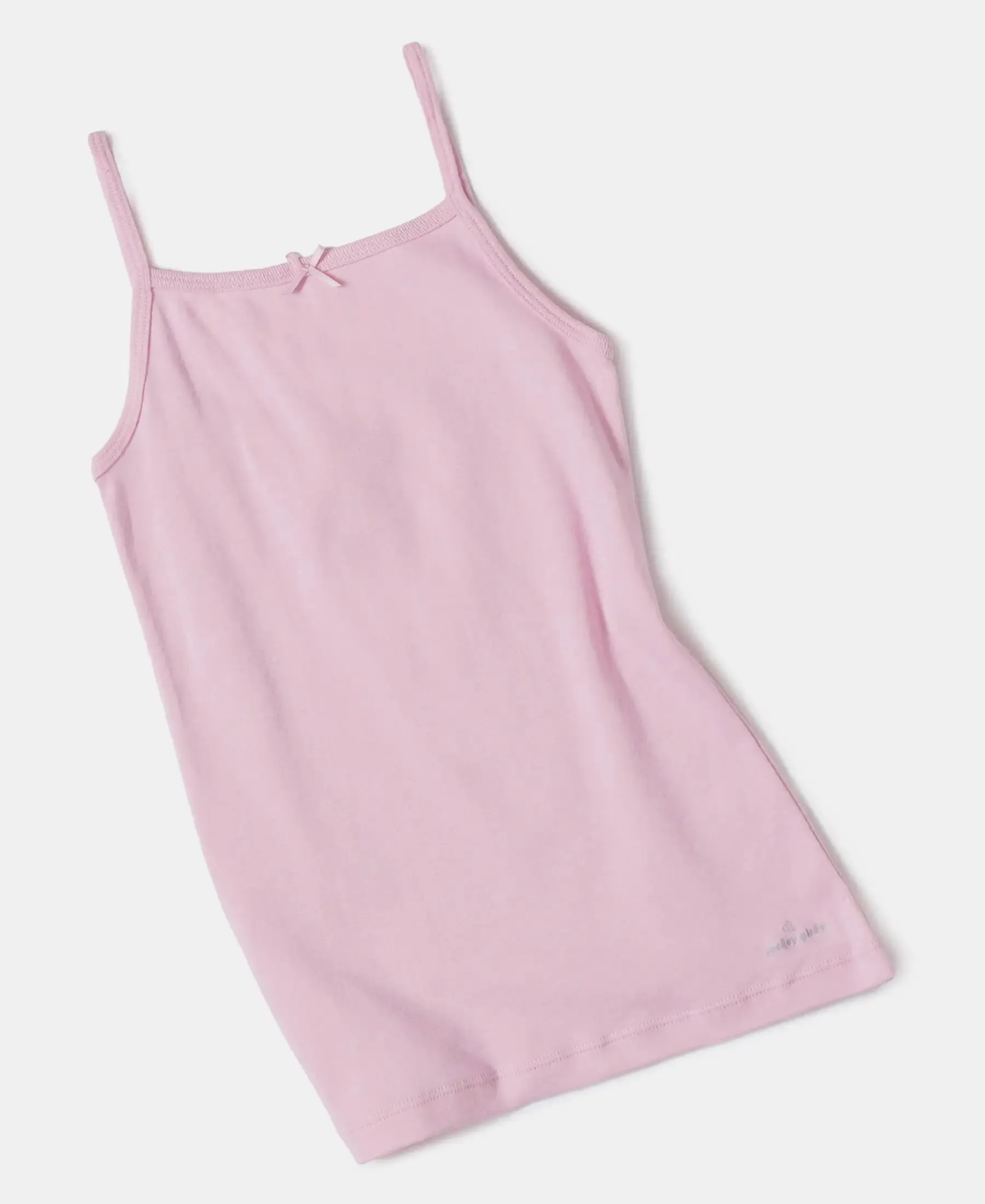 Super Combed Cotton Rib Fabric Camisole with Regular Straps - Sweet Lilac