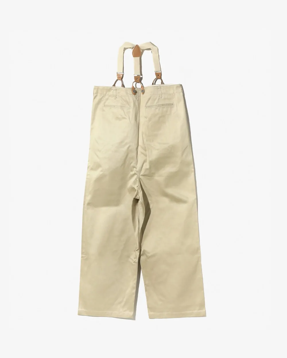 Suspender Pants - Chino Cloth - Khaki