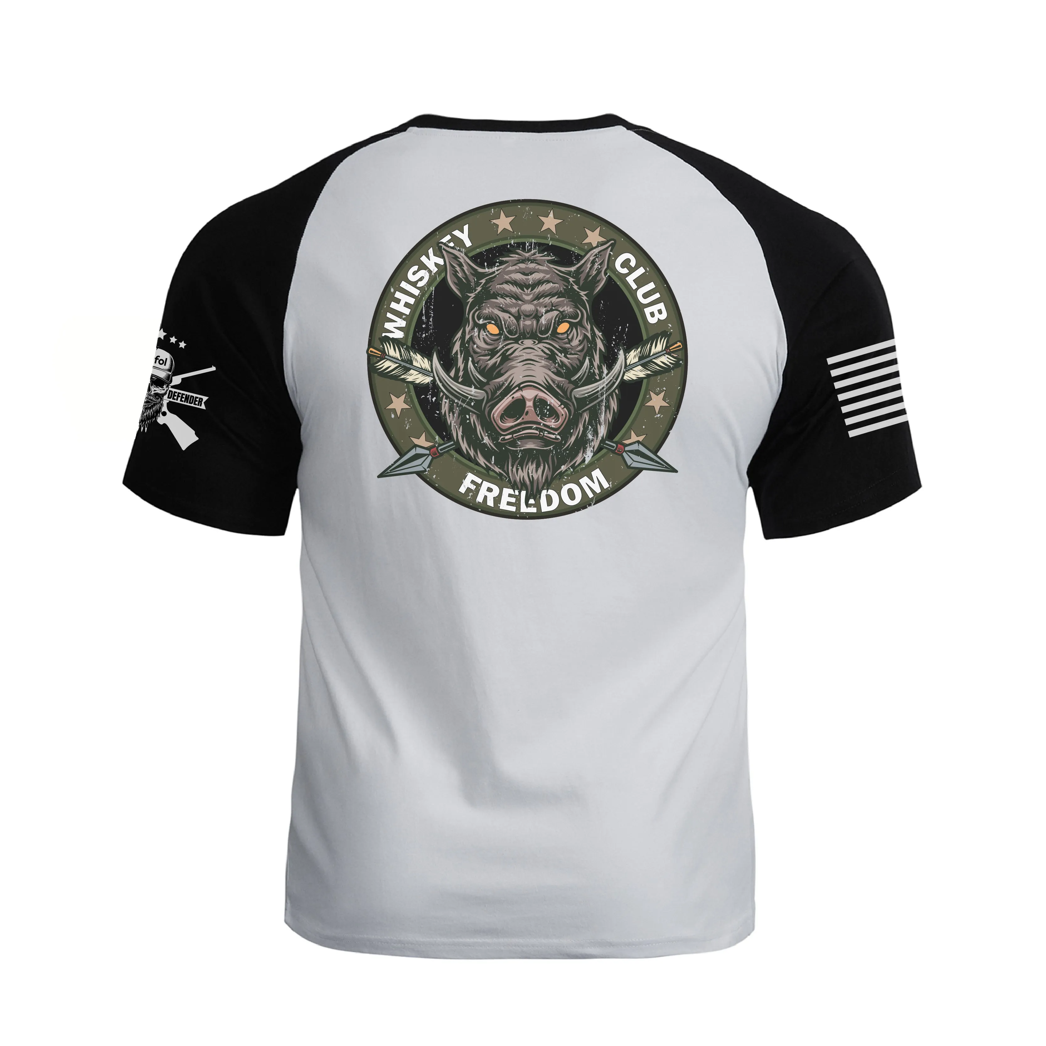 TASTES LIKE FREEDOM RAGLAN GRAPHIC TEE