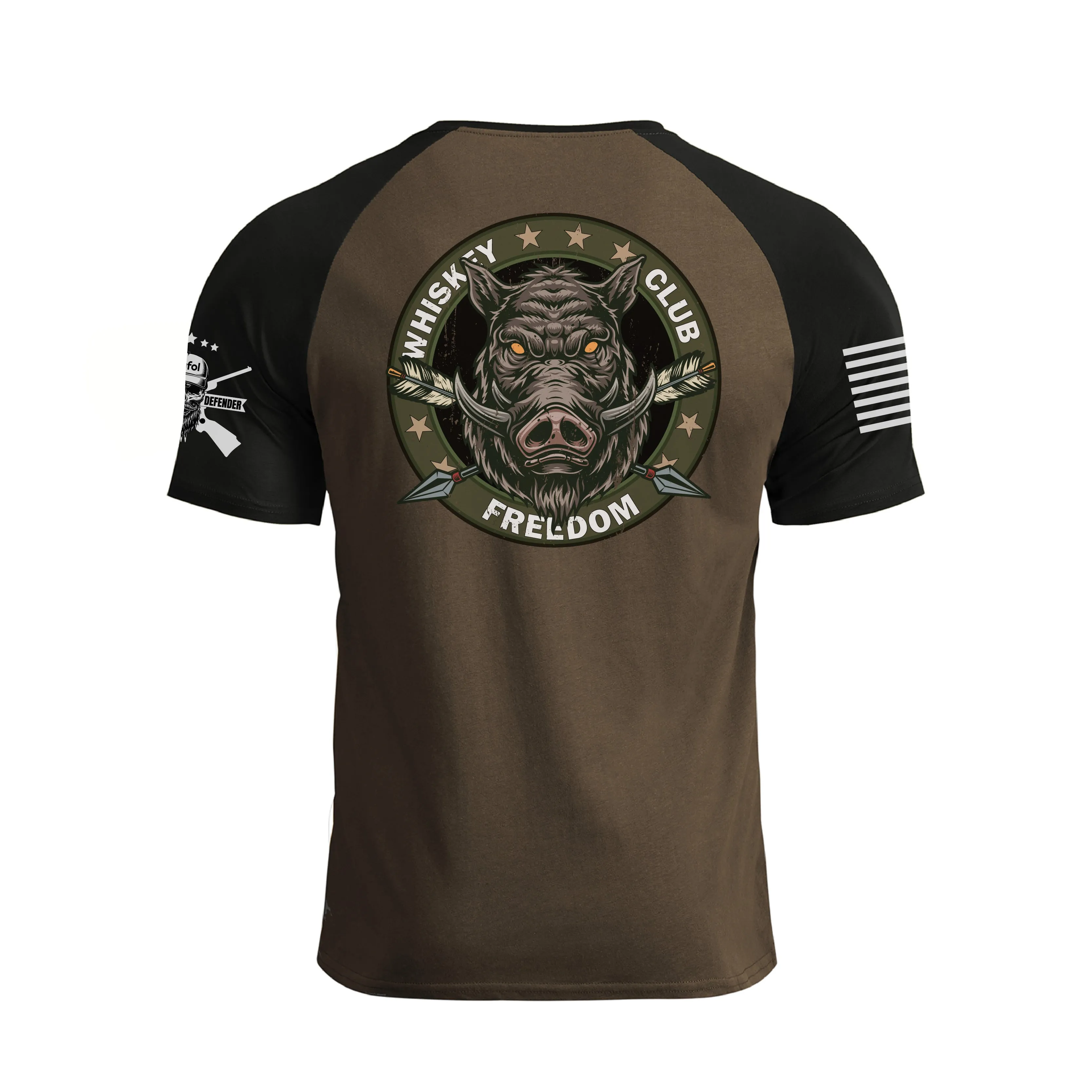 TASTES LIKE FREEDOM RAGLAN GRAPHIC TEE