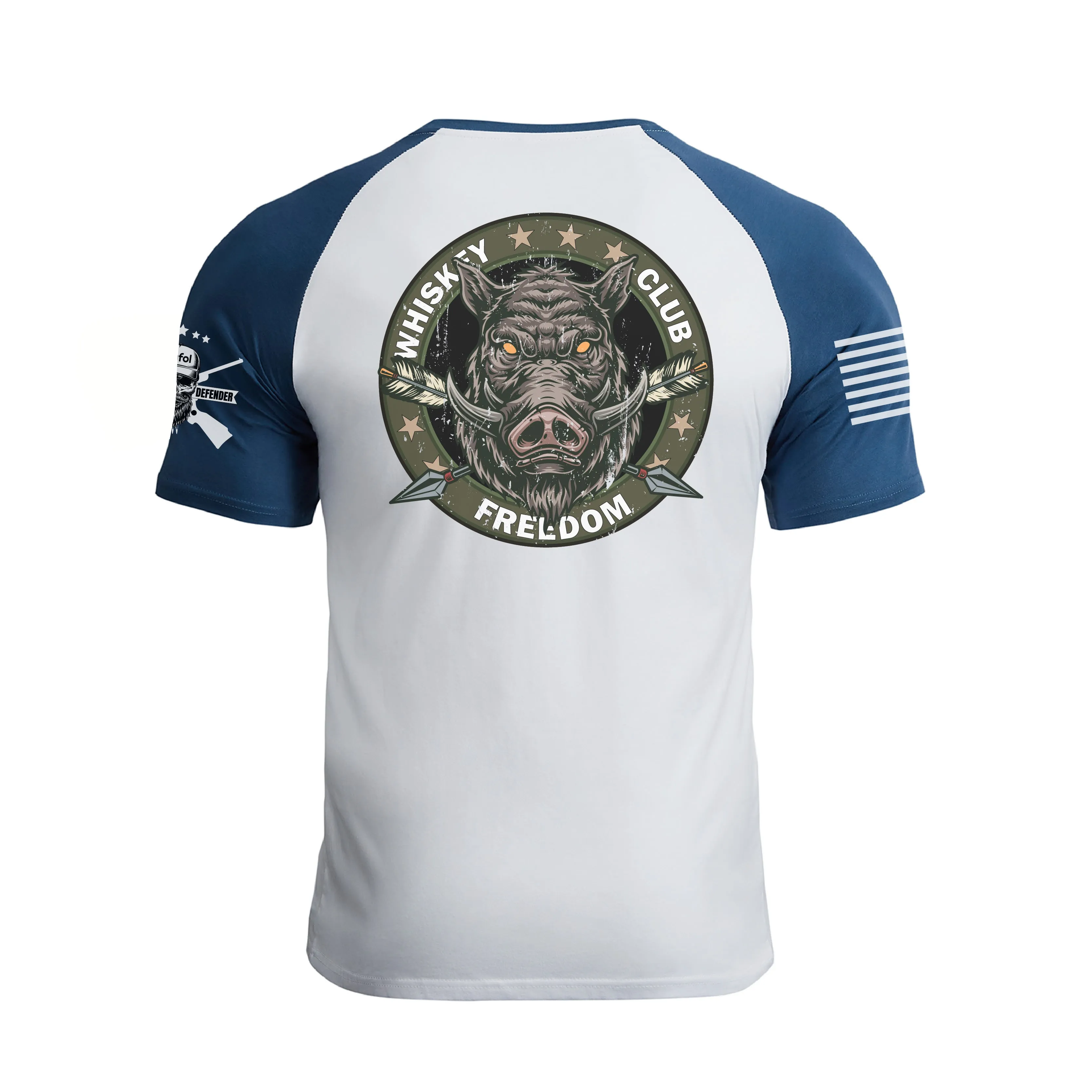 TASTES LIKE FREEDOM RAGLAN GRAPHIC TEE