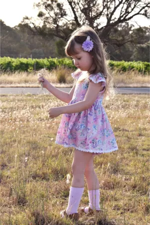 Tea Party Romper Dress | Matilda Rose Pink