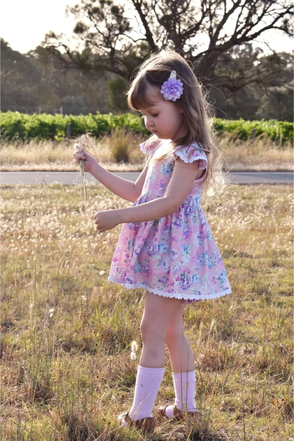 Tea Party Romper Dress | Matilda Rose Pink
