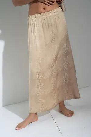 The Slip Skirt - Taupe