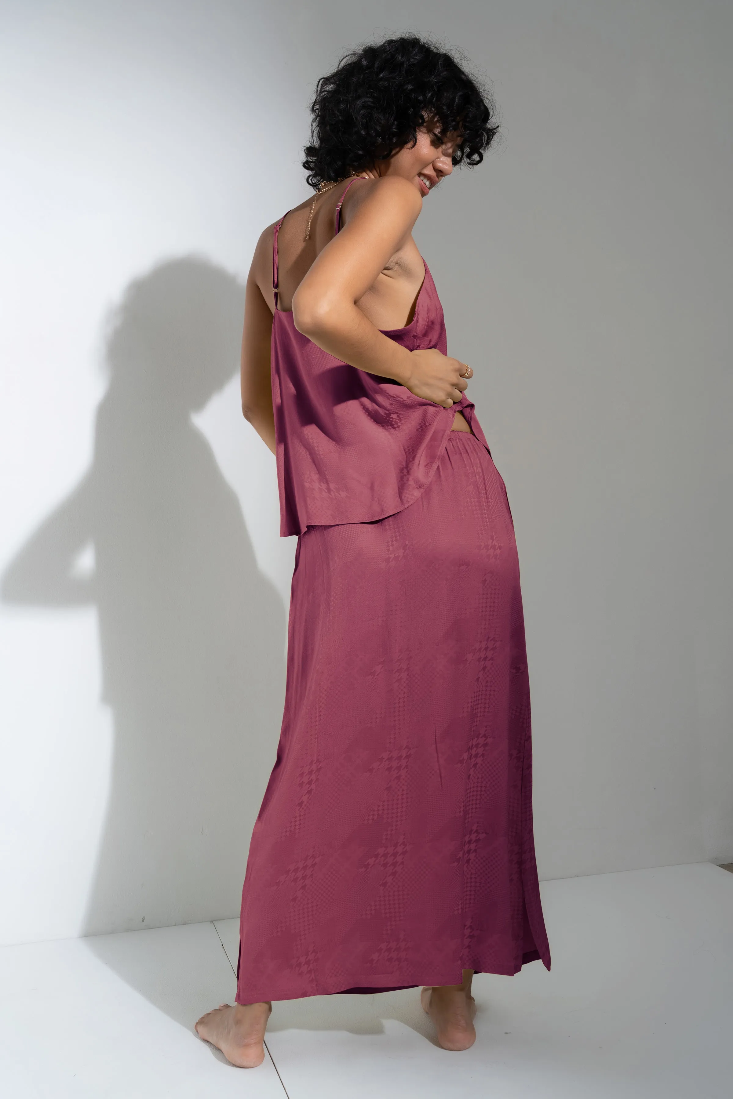 The Spaghetti Cami - Rose