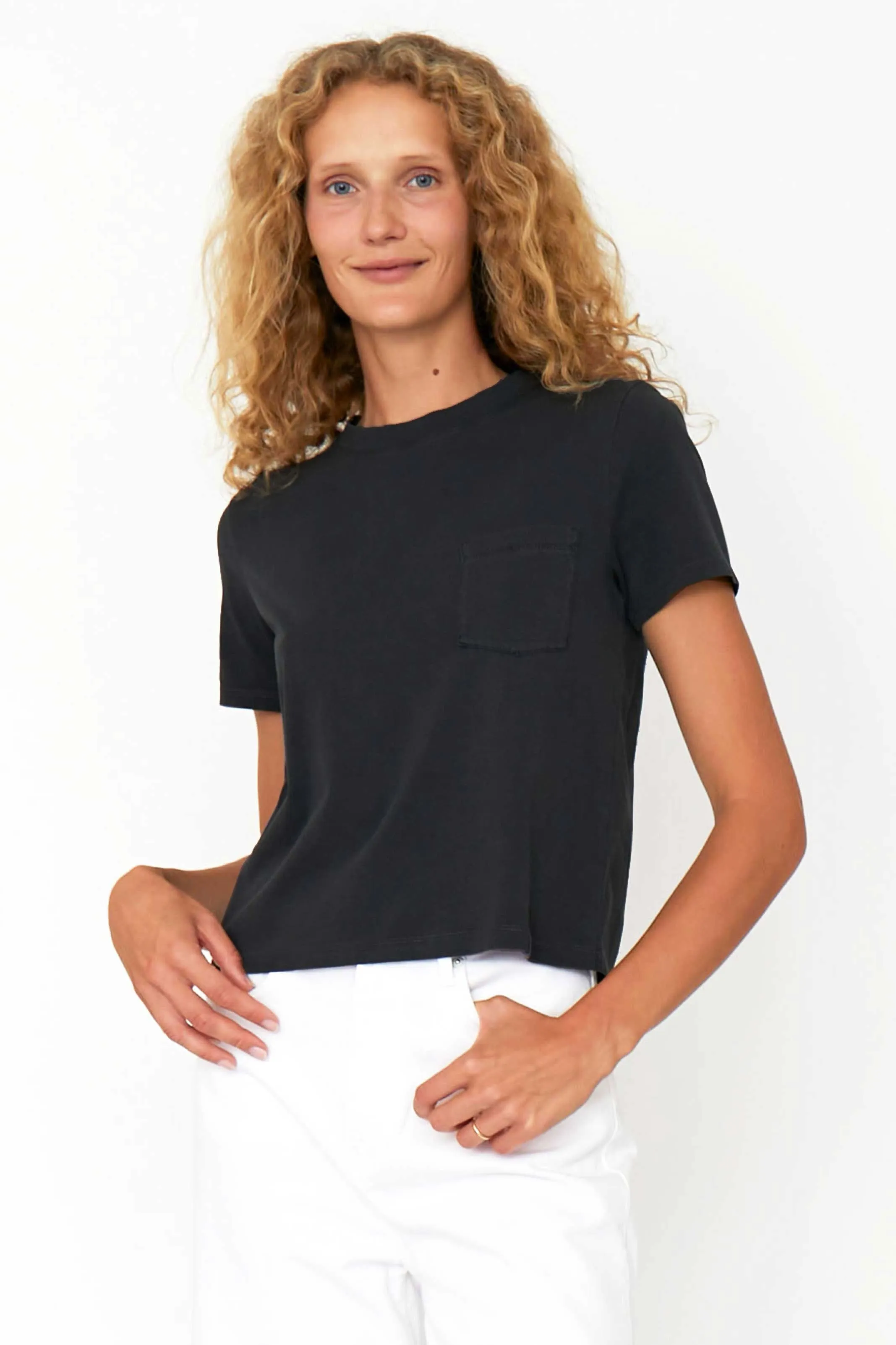 The Wynn Baby Tee - Black