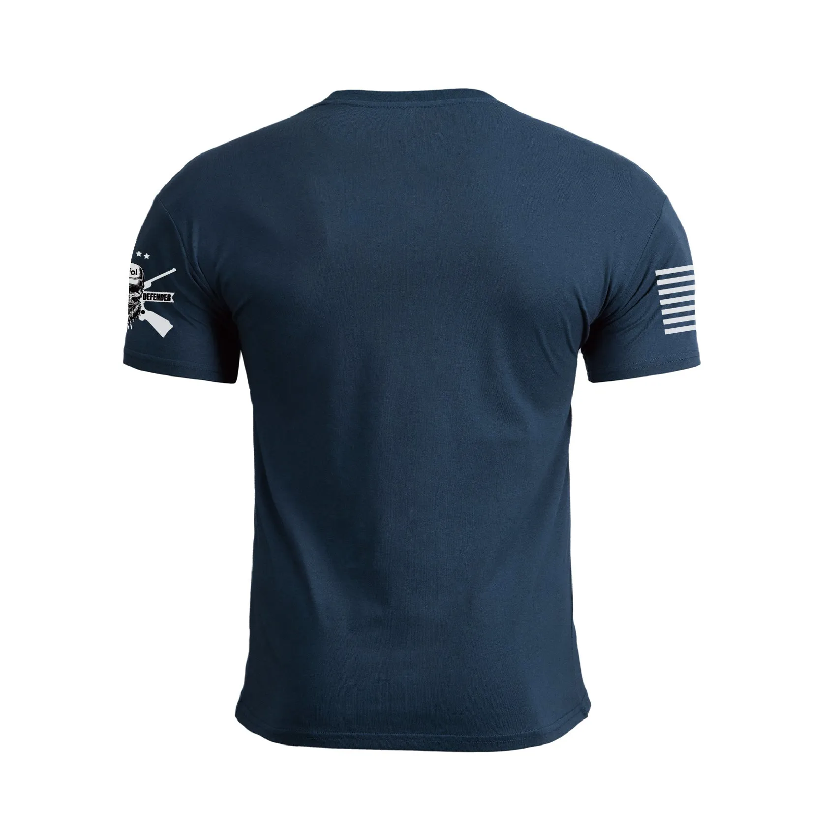 THIN BLUE LINE USA FLAG PATRIOTIC GRAPHIC TEE