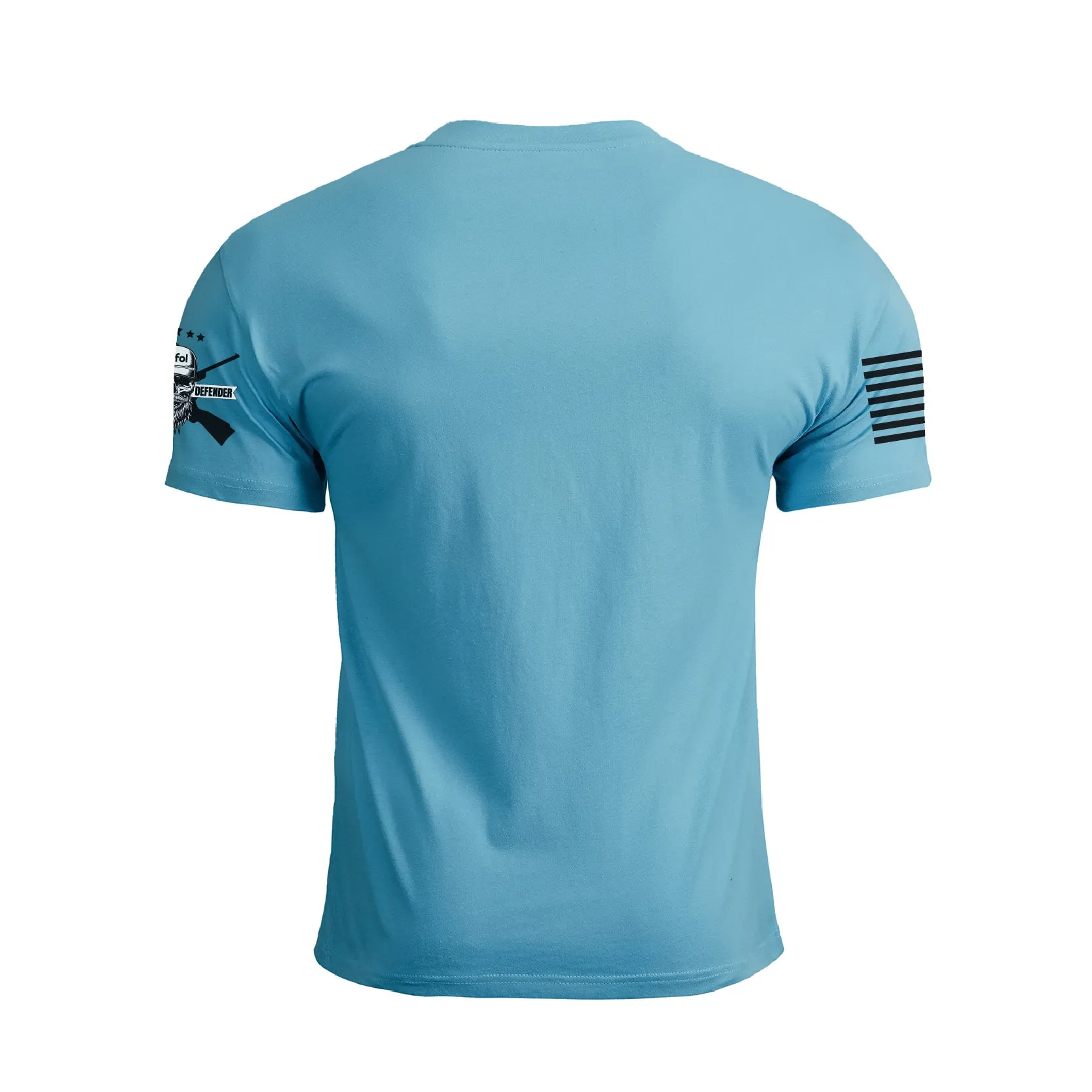 THIN BLUE LINE USA FLAG PATRIOTIC GRAPHIC TEE