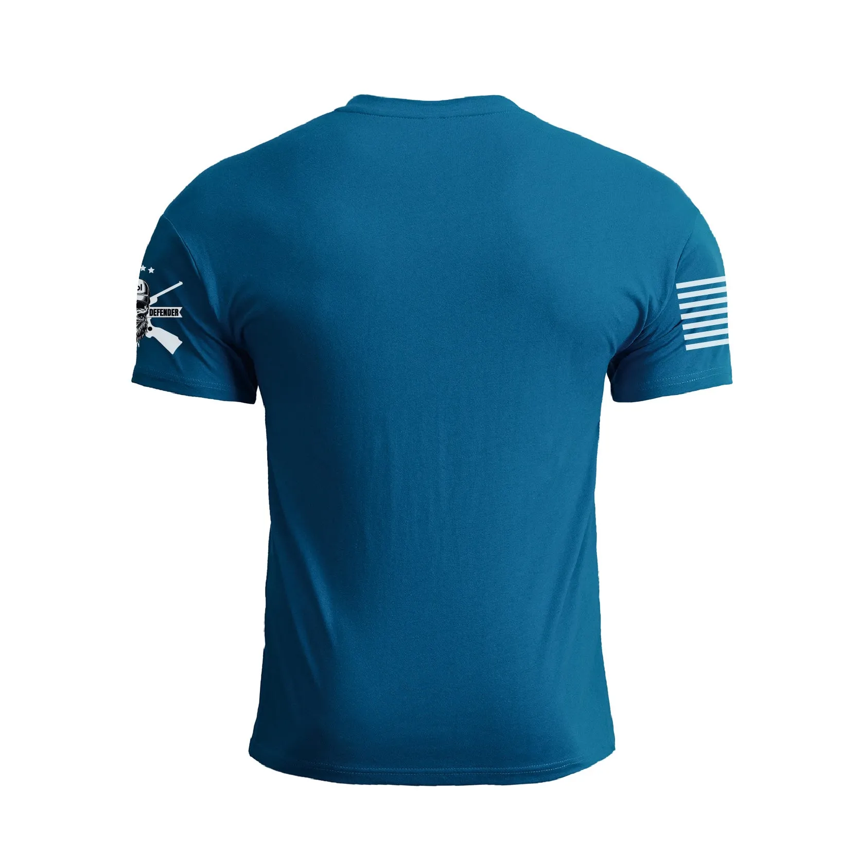 THIN BLUE LINE USA FLAG PATRIOTIC GRAPHIC TEE