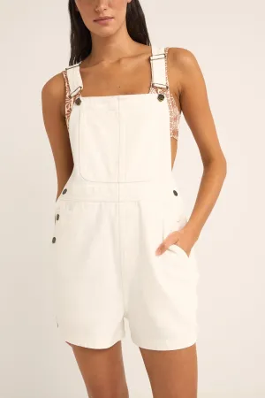 Tides Short Overall - White