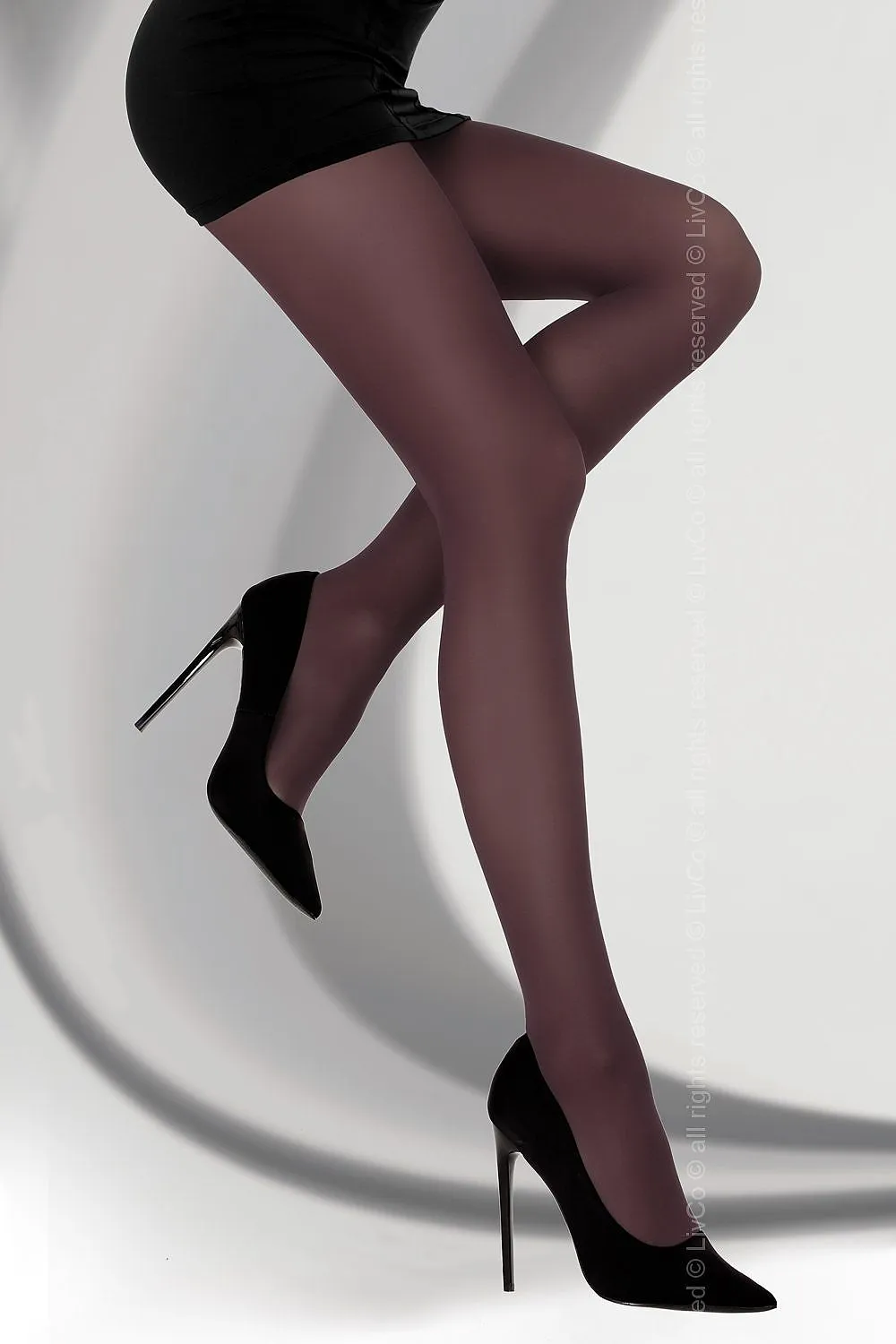 Tights Nylon Nude Sand Silk Shine Sheer Natural Hosiery