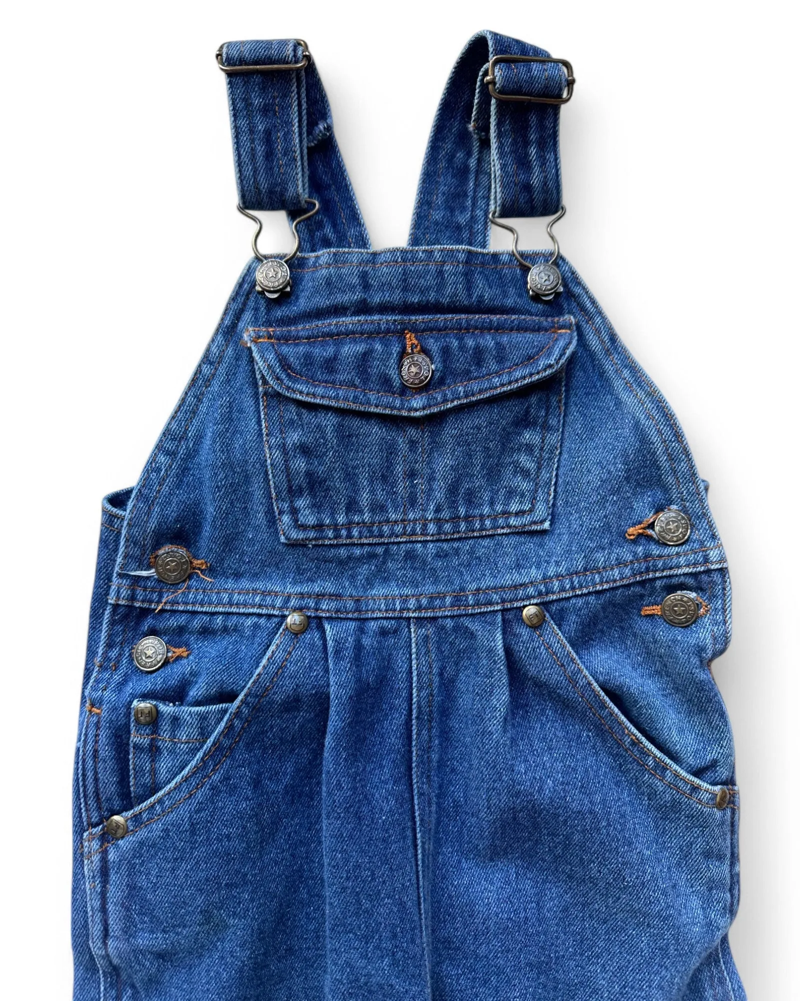 Vintage 90's French Toast toddler denim dungarees