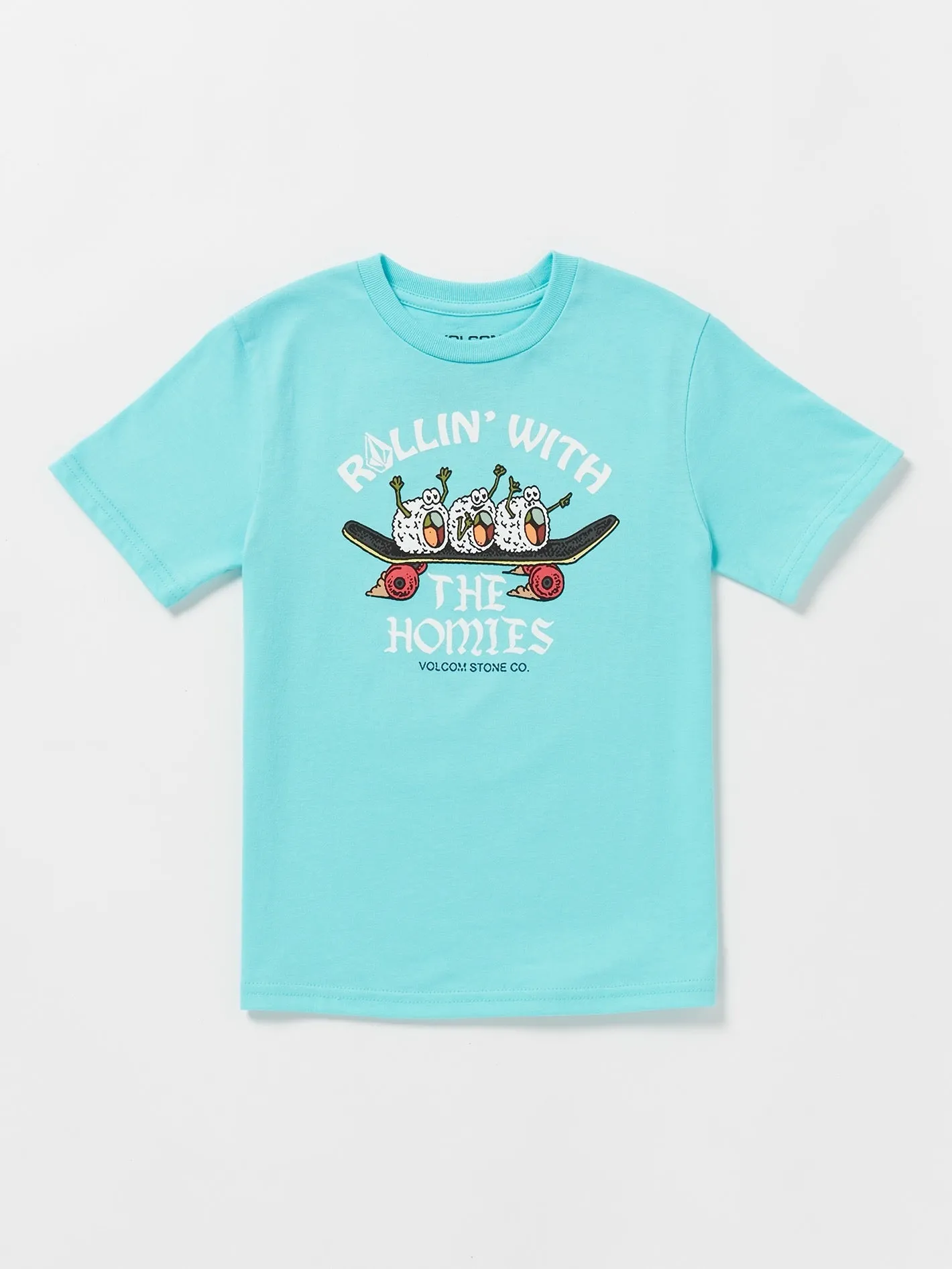 Volcom Freshcatch SS Tee - Neon Blue
