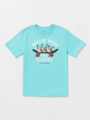 Volcom Freshcatch SS Tee - Neon Blue