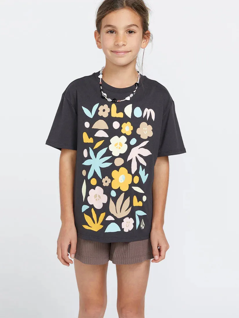 Volcom Truly Stoked BF Kids Tee - Vintage Black