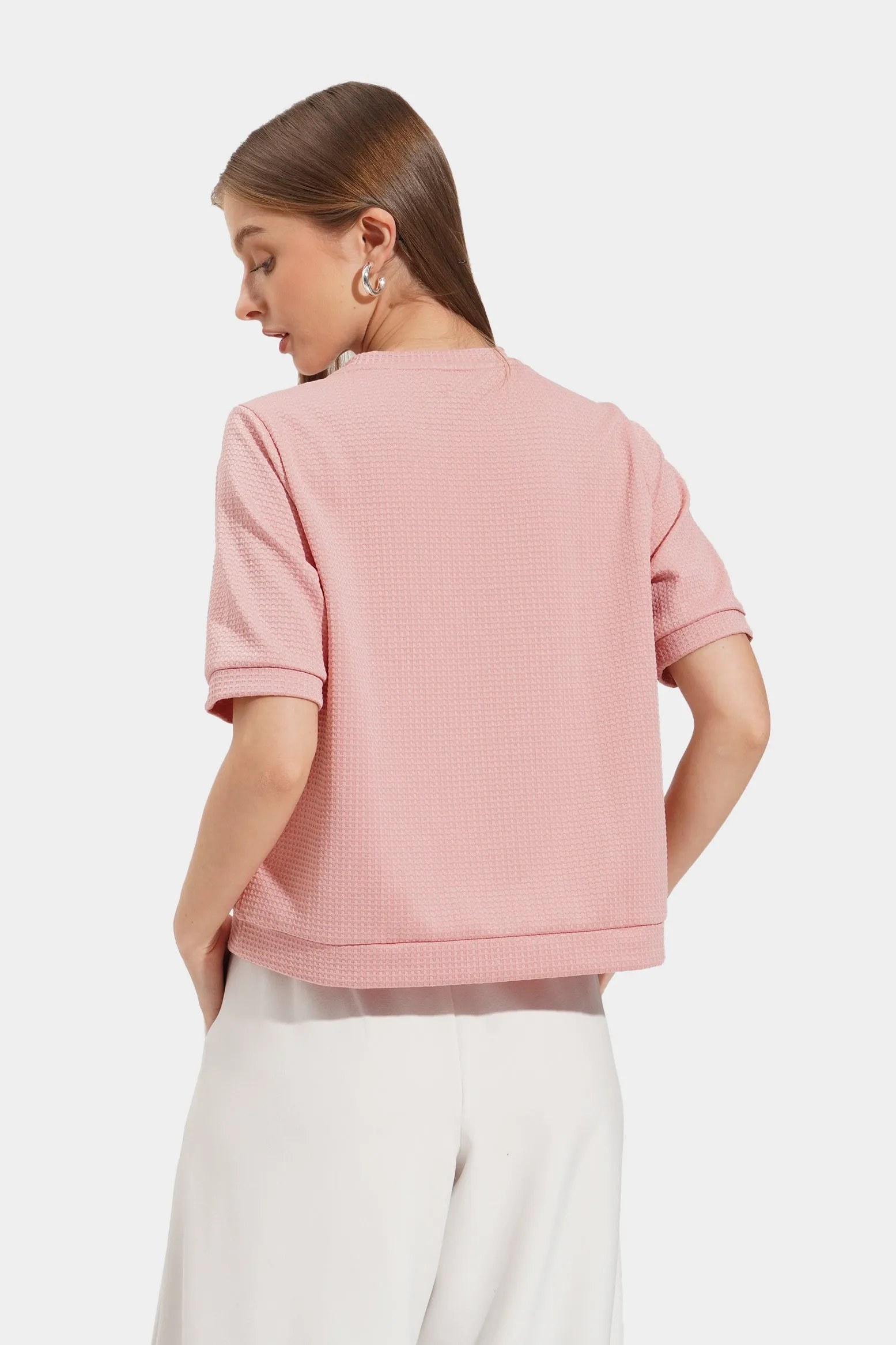 Waffle Knit Tee
