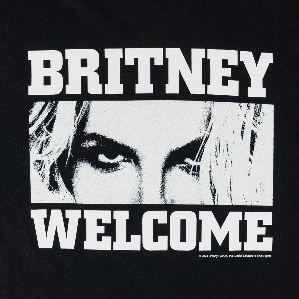 Welcome - Britney Spears Til The World Ends Tee Black