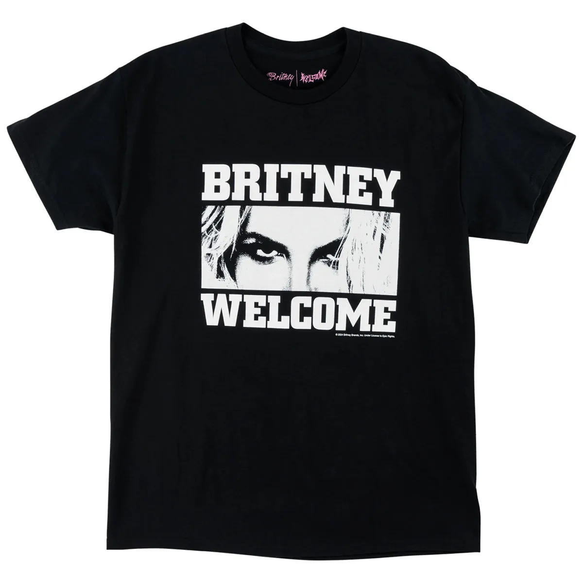 Welcome - Britney Spears Til The World Ends Tee Black